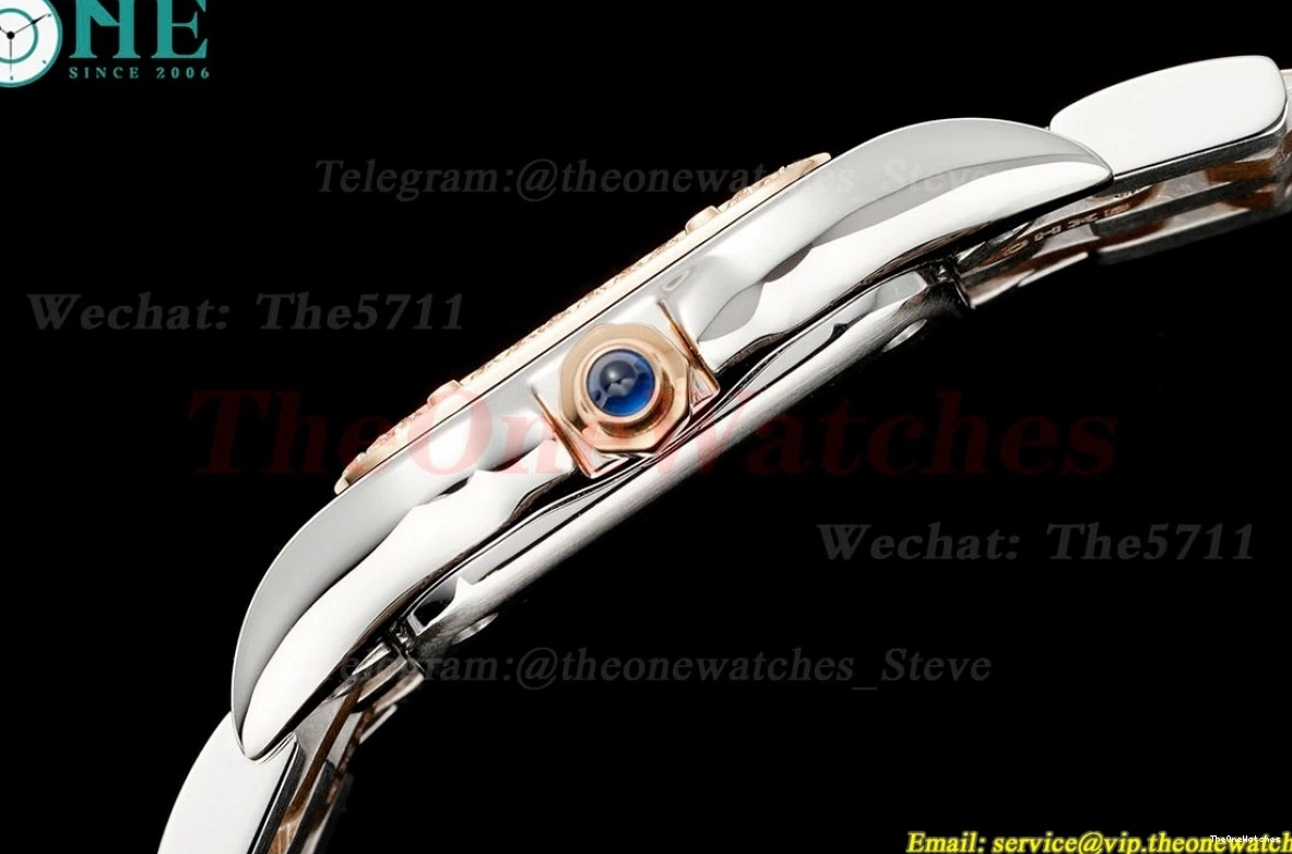 White RG Panthere AF Quartz Ladies Dia 22mm Secrete Small De SS 0521